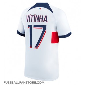 Paris Saint-Germain Vitinha Ferreira #17 Replik Auswärtstrikot 2023-24 Kurzarm